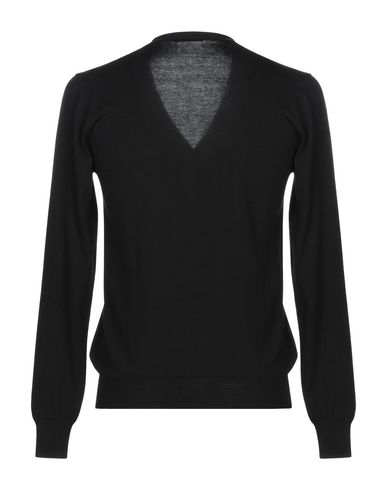 Man Cardigan Black Size S Cotton