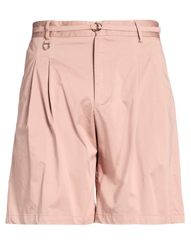 Man Shorts & Bermuda Shorts Pink Size 38 Cotton, Elastane