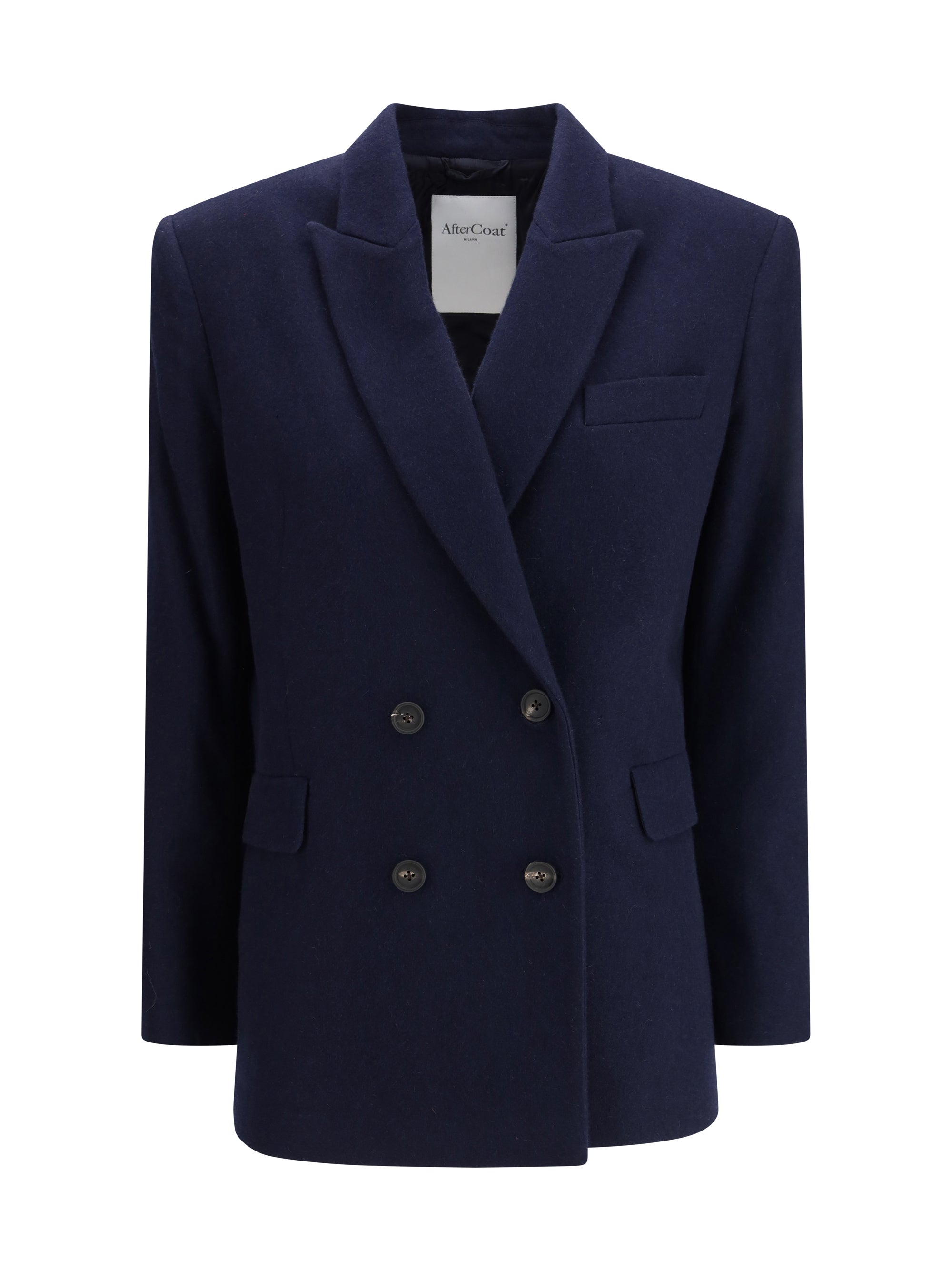 Double-Breasted Blazer — Navy