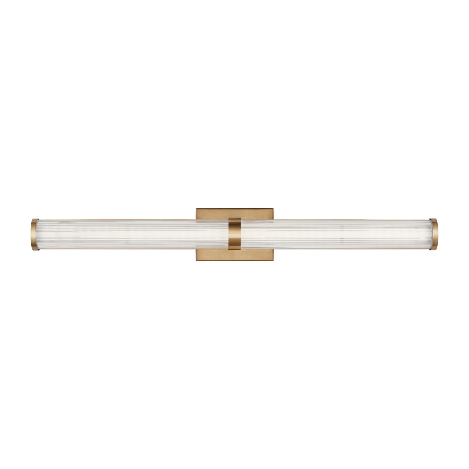 Syden 1-Light LED Bathroom Vanity Light in Satin Bra