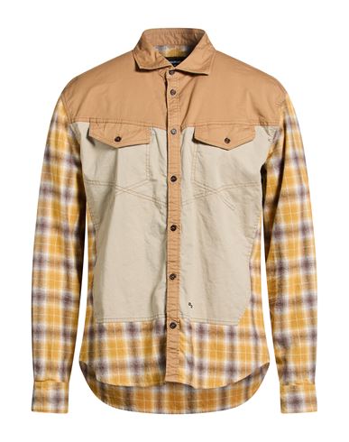 Man Shirt Sand Size 40 Cotton, Elastane