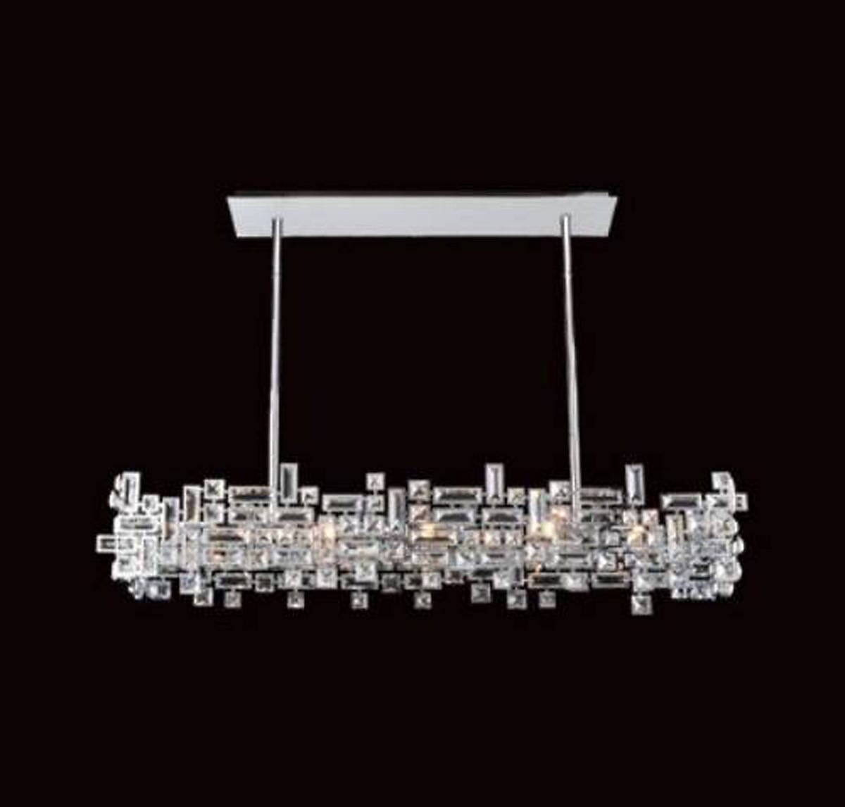 Vermeer 8-Light 14" Pendant Light in Chrome