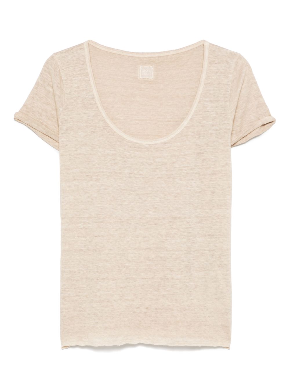 120% Lino linen T-shirt - Neutrals