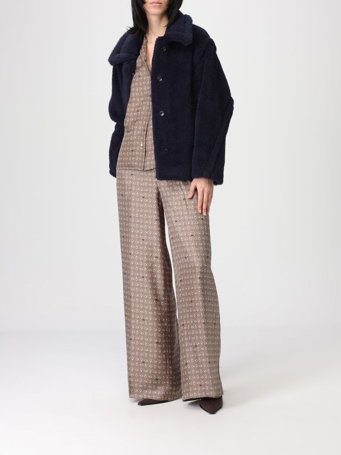 Coat Woman color Marine