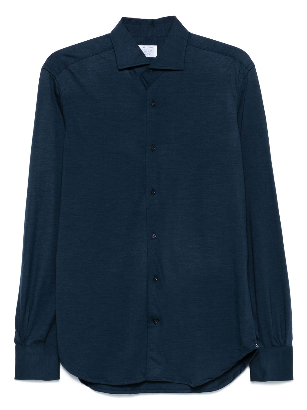 Mazzarelli virgin wool shirt - Blue