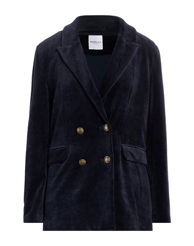 Woman Blazer Midnight blue Size 10 Cotton, Polyester