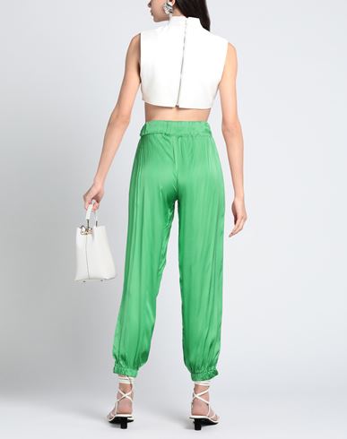 Woman Pants Green Size M Viscose