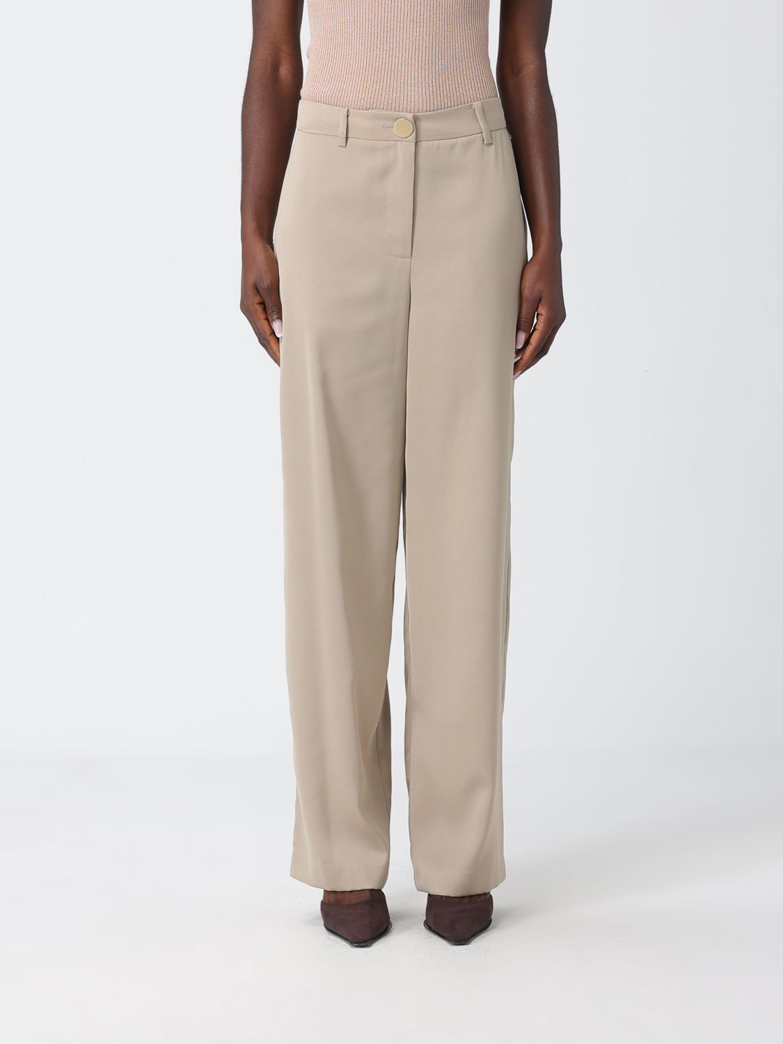 Pants Woman color Sand