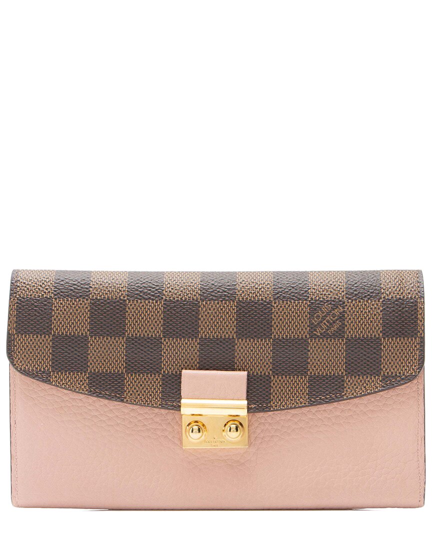 Brown Damier Ebene Croisette Wallet (Authentic Pre-Loved)