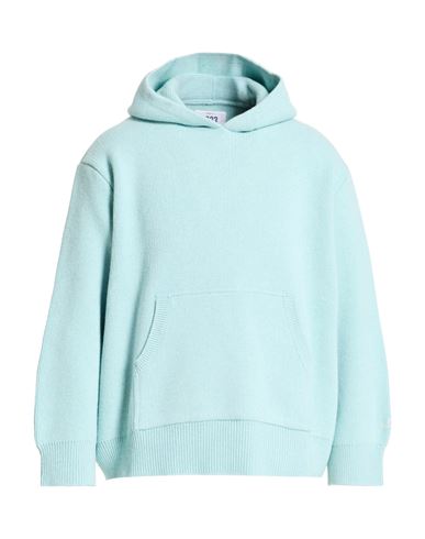 Man Sweater Turquoise Size XL Wool, Polyamide