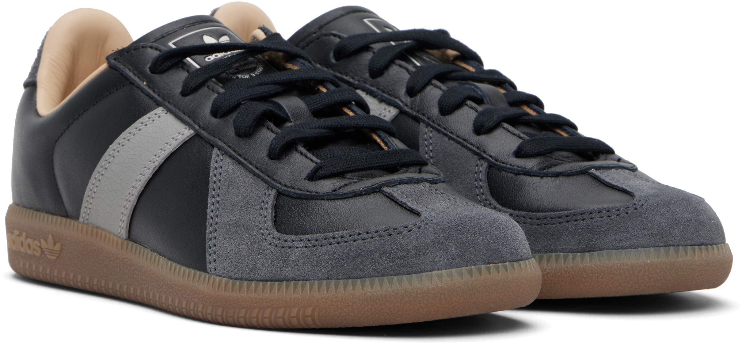 Black & Gray BW Army Sneakers