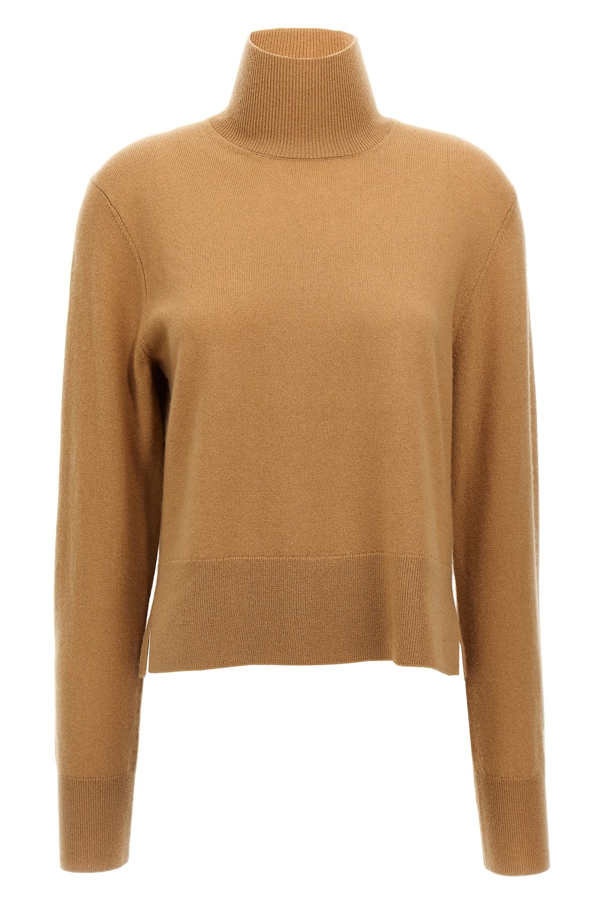 'Cropped Turtleneck' Turtleneck Sweater