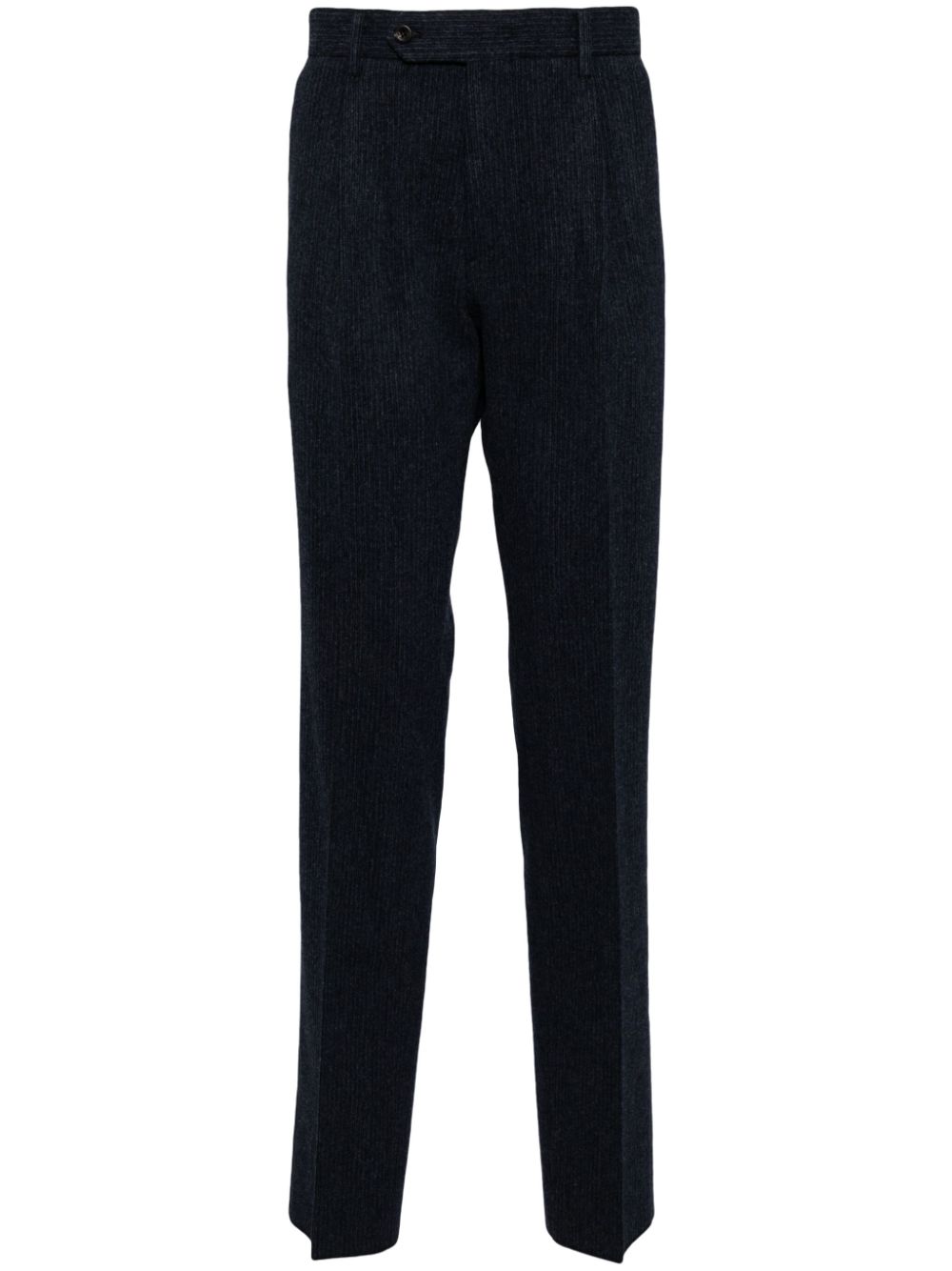 Corduroy wool-blend trousers - Blue