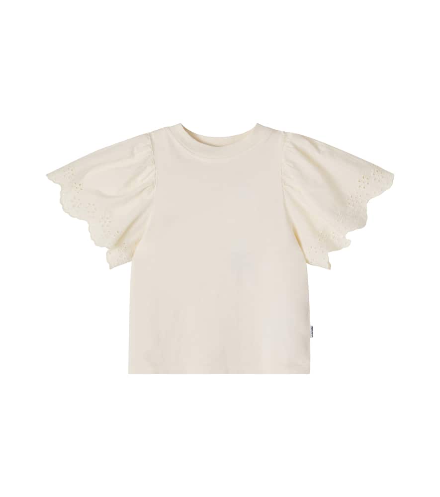 Ritza embroidered cotton top