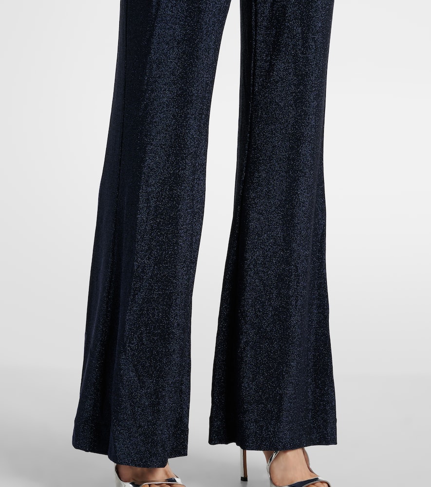 Diane von Furstenberg Simona lamé wrap dress
