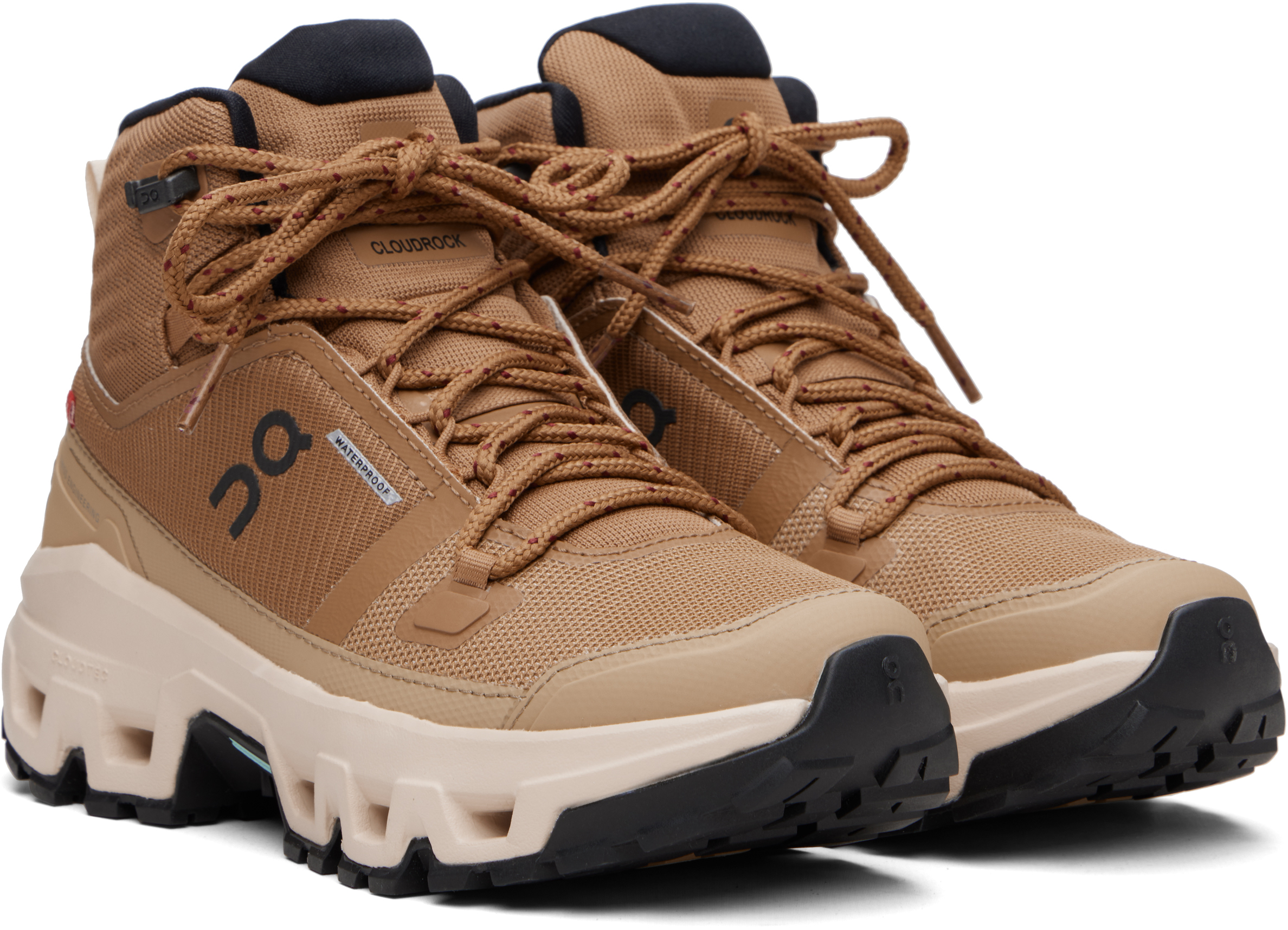 Brown Cloudrock Mid Waterproof Sneakers