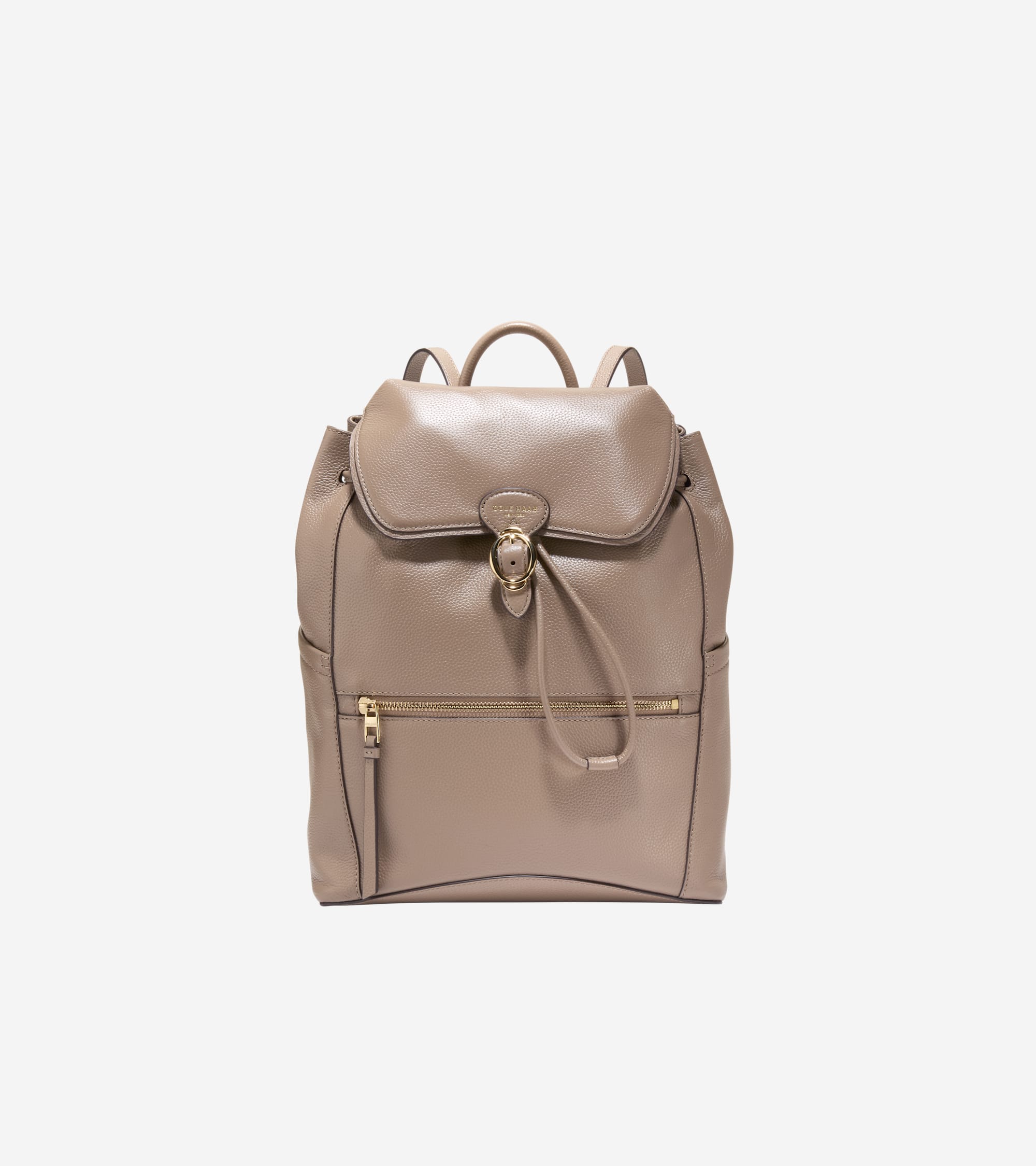 Women's Alexandria Flap Medium Backpack - Beige
