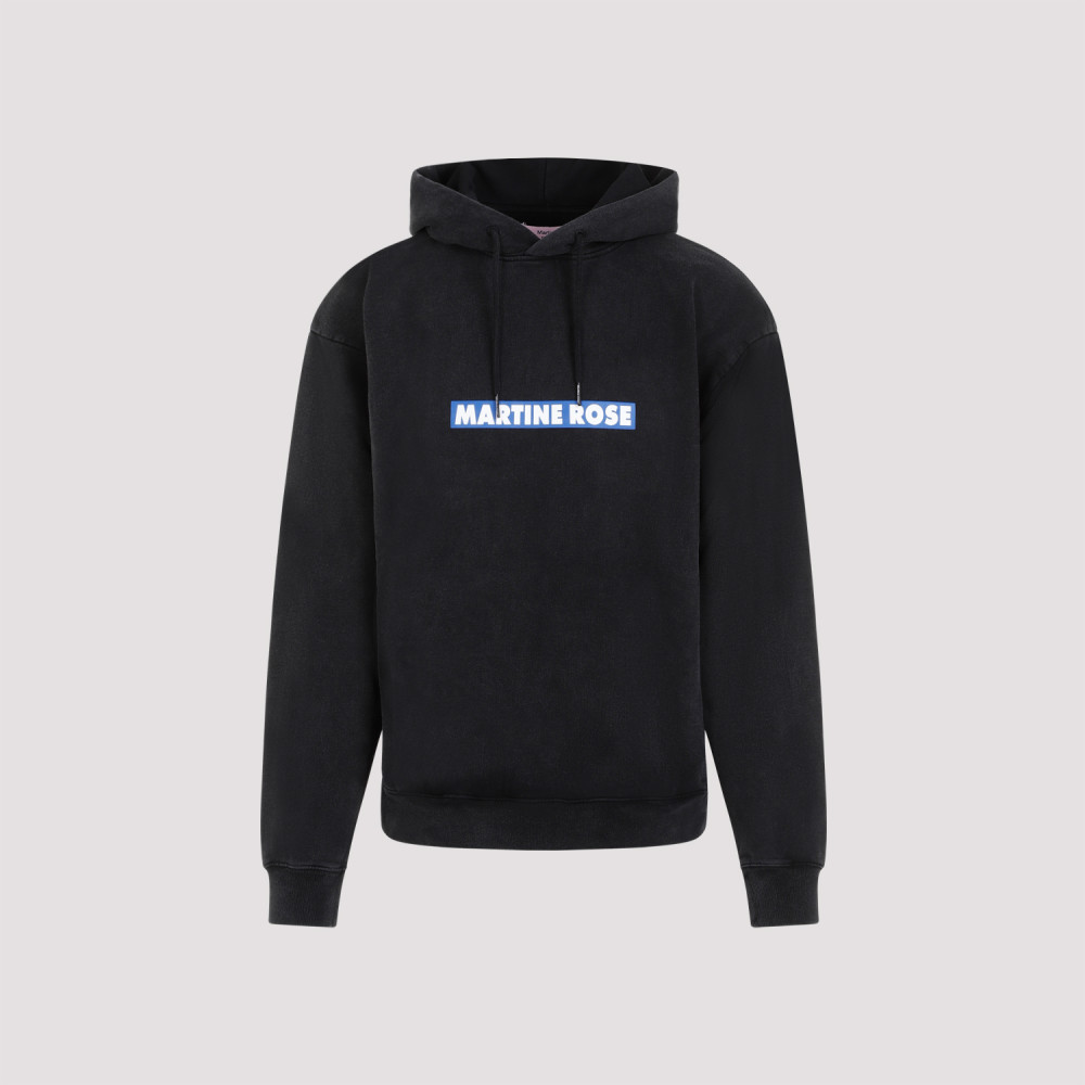 Black Classic Cotton Hoodie