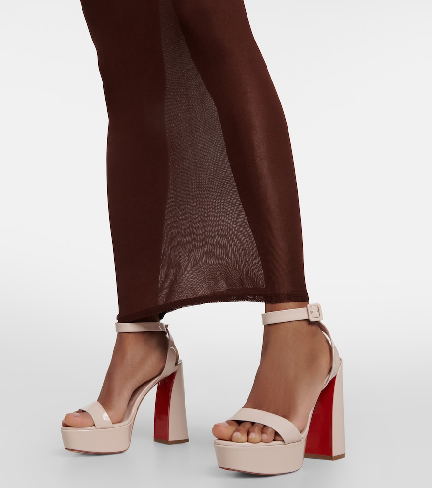 Movida Sabina patent leather platform sandals