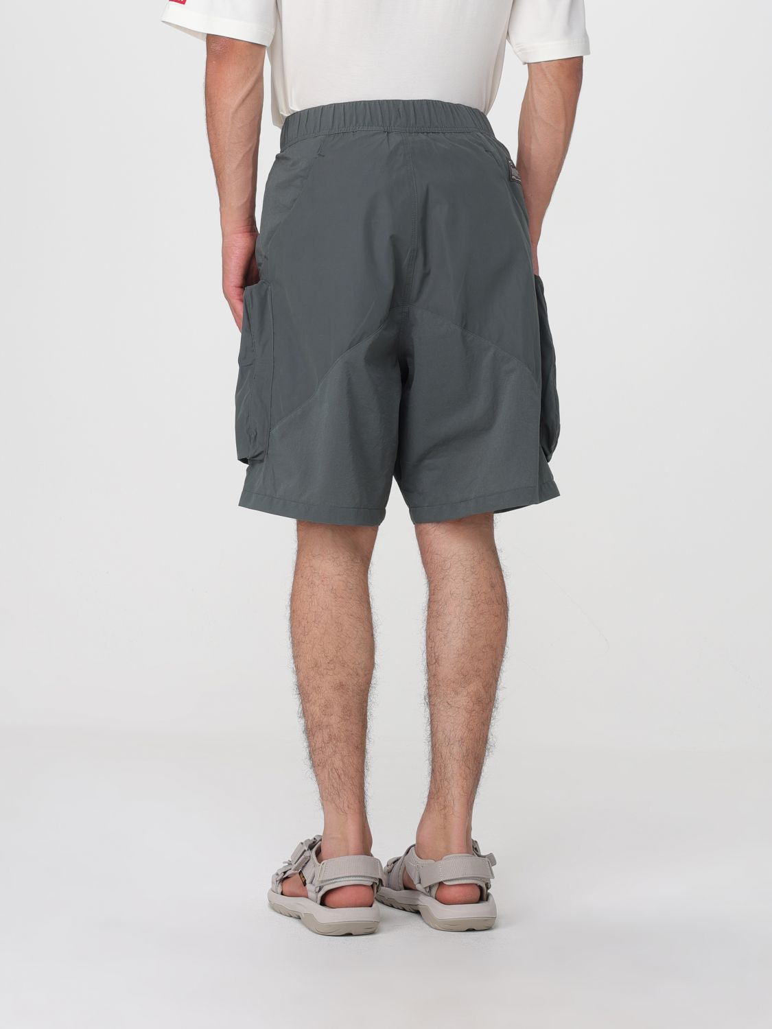 Cargo Shorts in Technical Fabric with Elastic Waistband