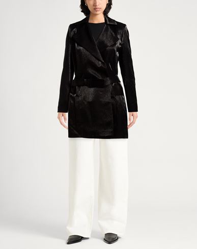 Woman Jacket Black Size 6 Wool, Polyamide
