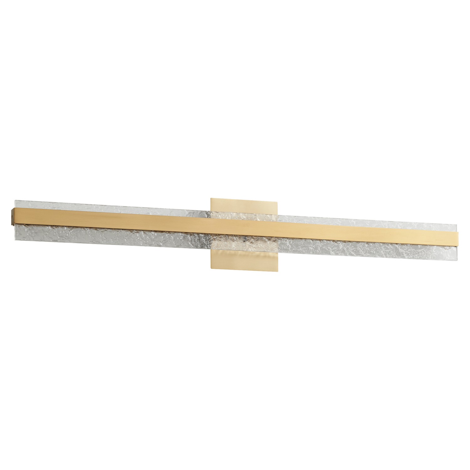 Aged Brass LED Bathroom Vanity Light from the Antares Collection