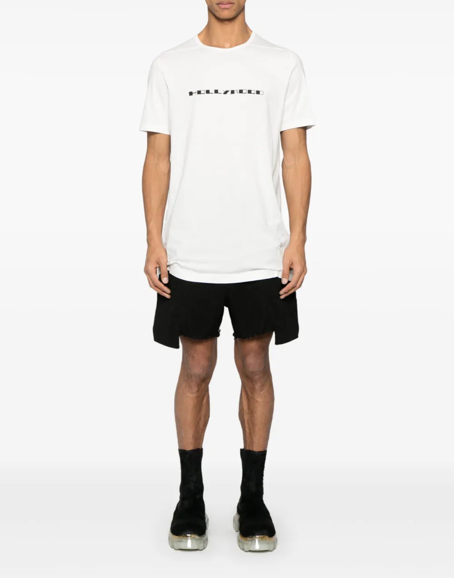 Logo-Print Cotton T-Shirt — White