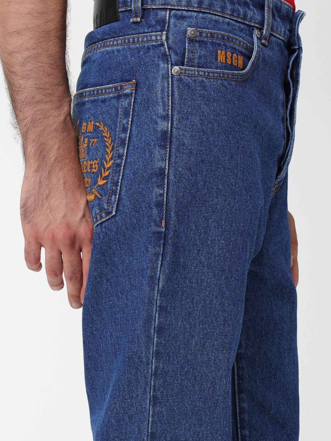 Jeans Men color Blue