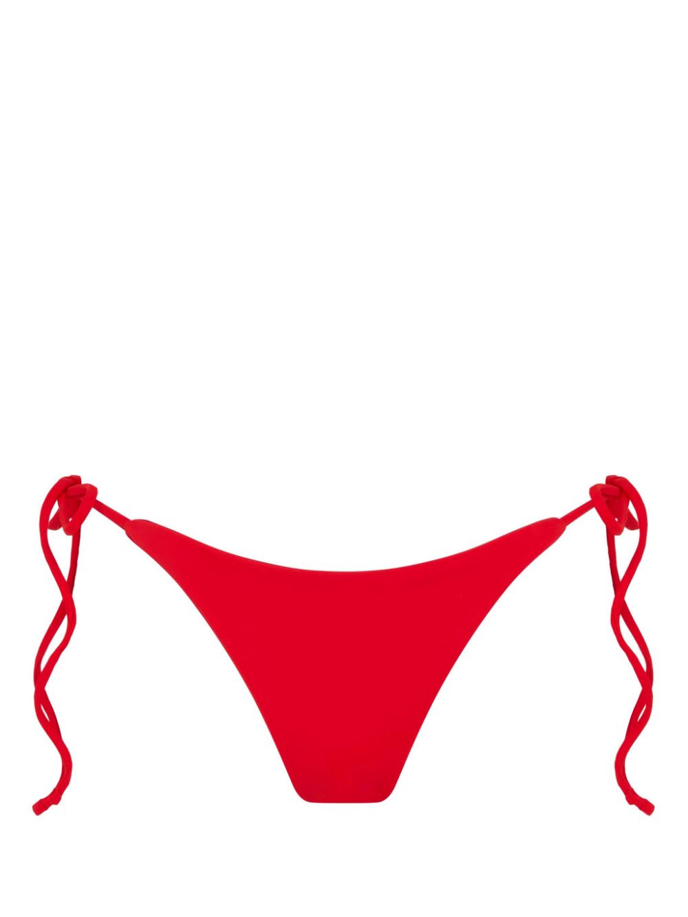 Side tie-fastening bikini bottoms - Red