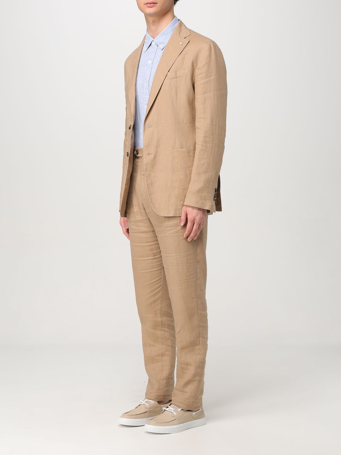 Suit MANUEL RITZ Men color Beige