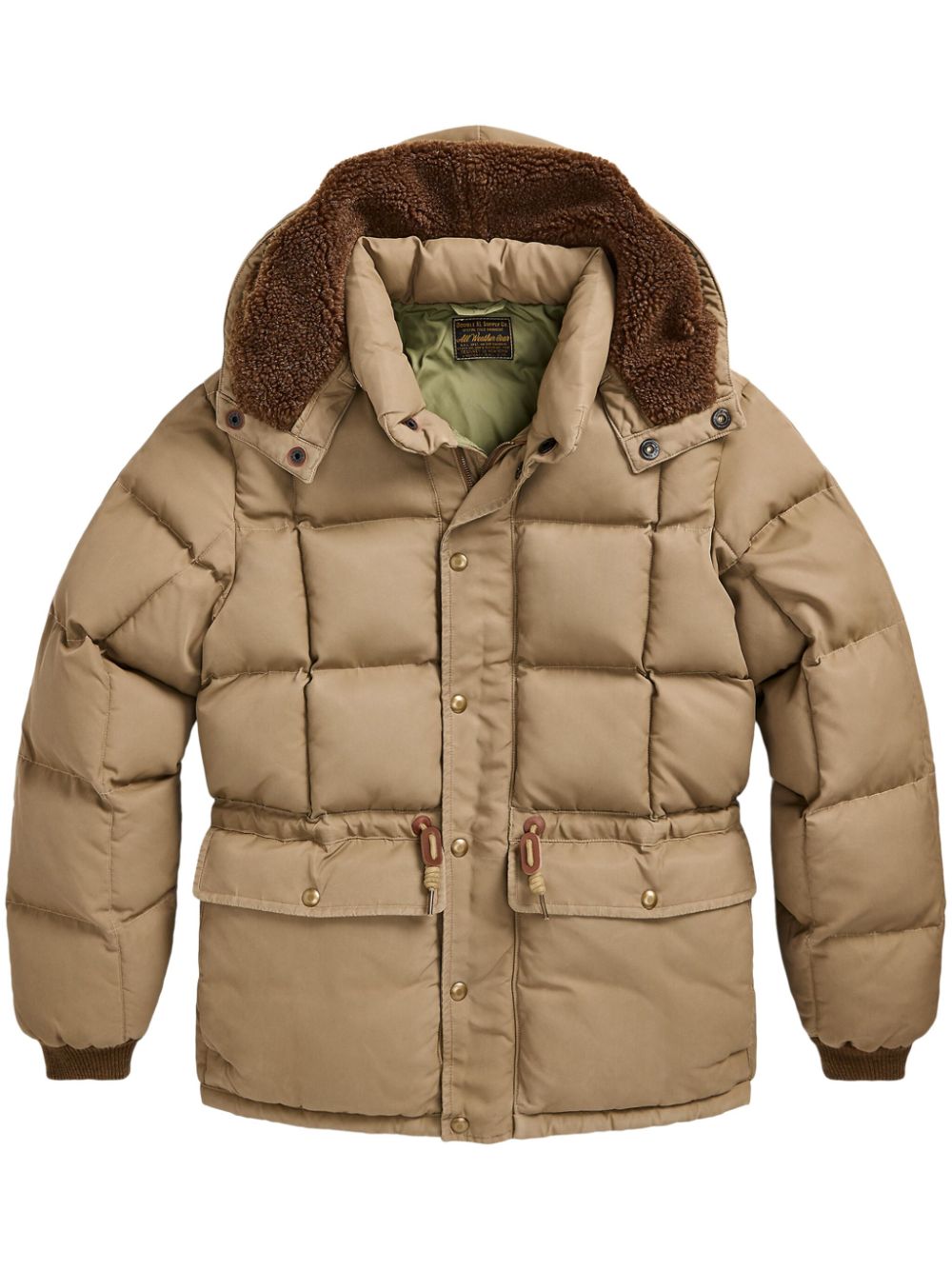 Quilted padded jacket - Neutrals