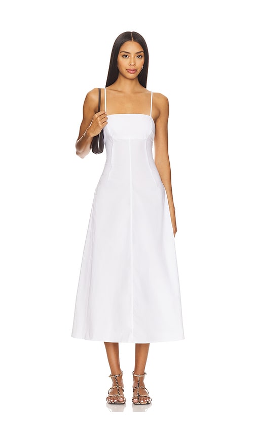 EAVES x Coco Liah Midi Dress in White.  XS. Also in L, M