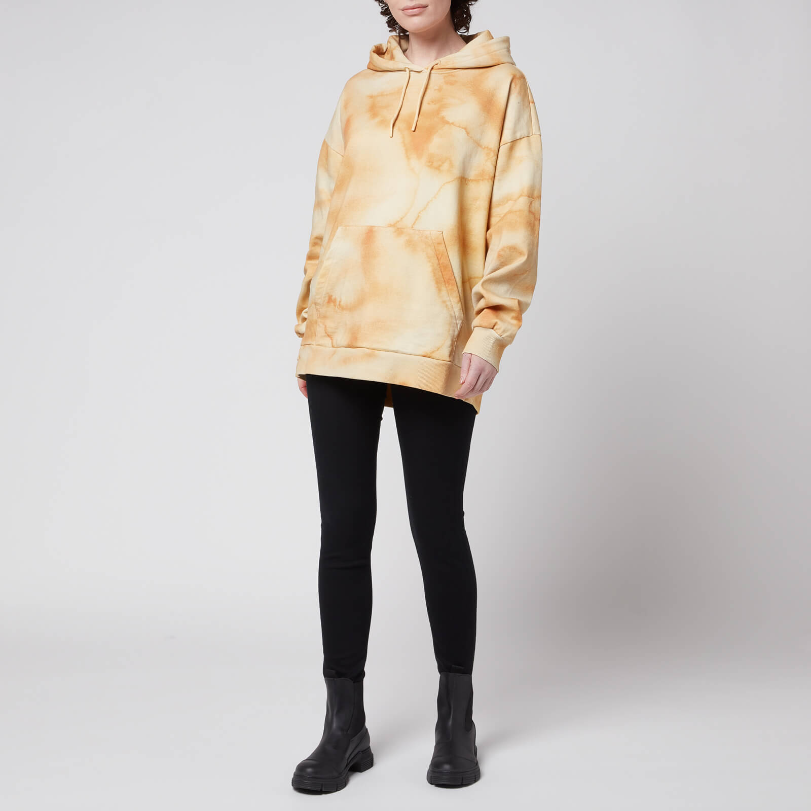 Holzweiler Women's Placebo Print Hoodie - Yellow Mix - XS