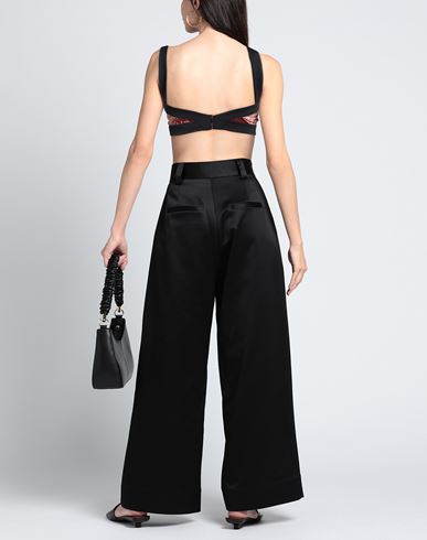 Woman Top Black Size L Viscose, Polyamide, Elastane