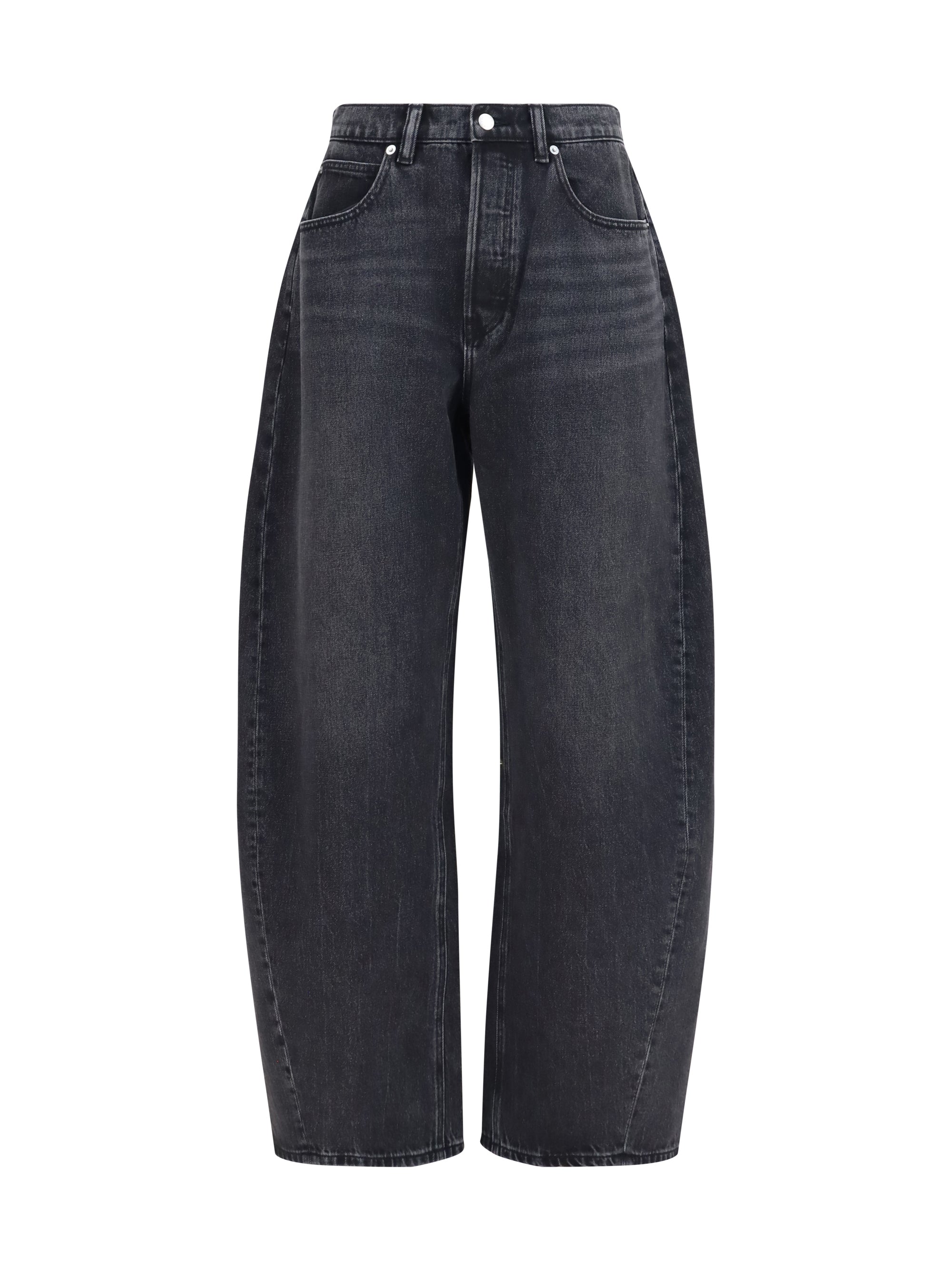 Crystal Balloon Jeans — Gray