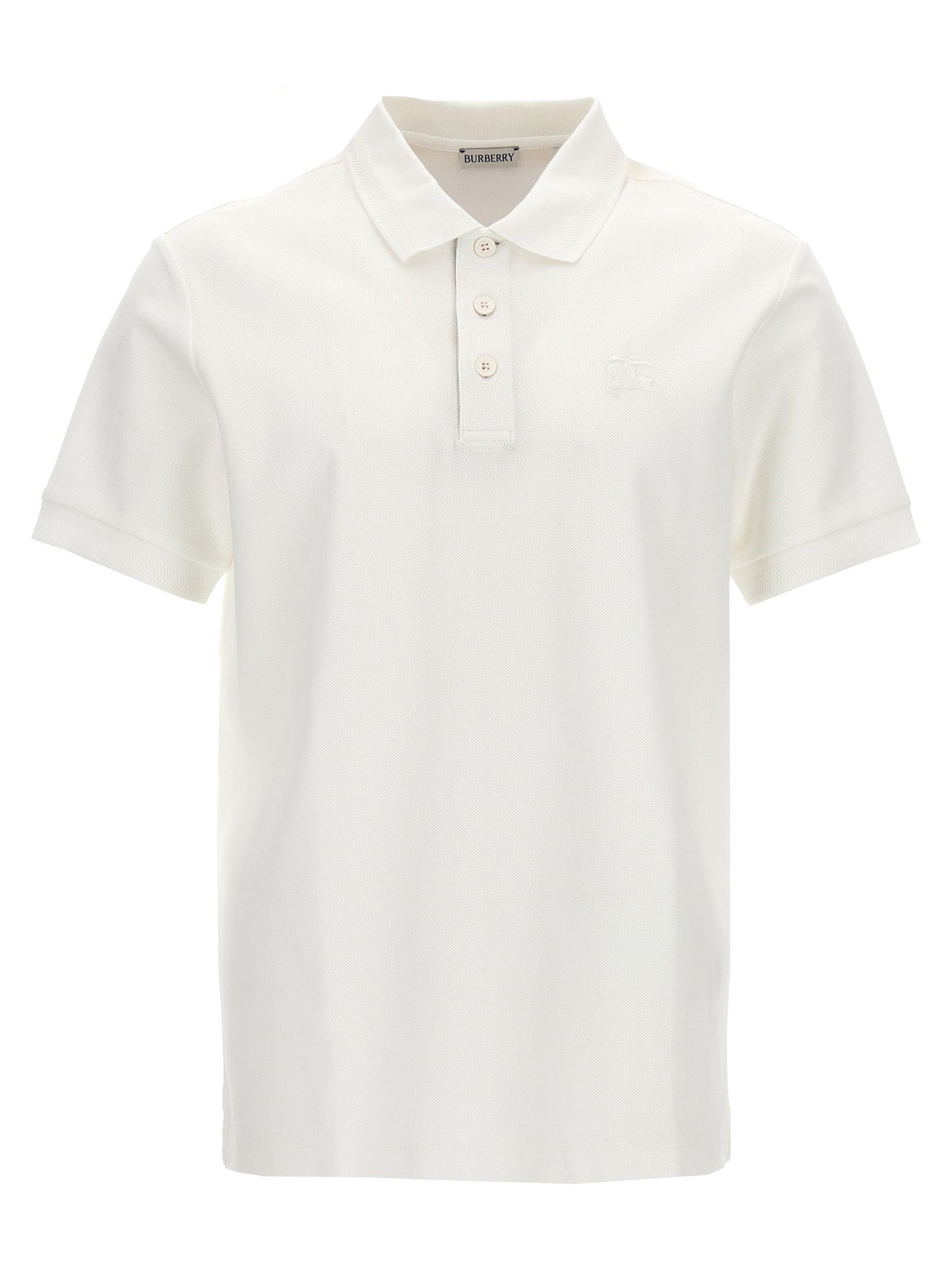 Cotton Piqué Polo Shirt — White