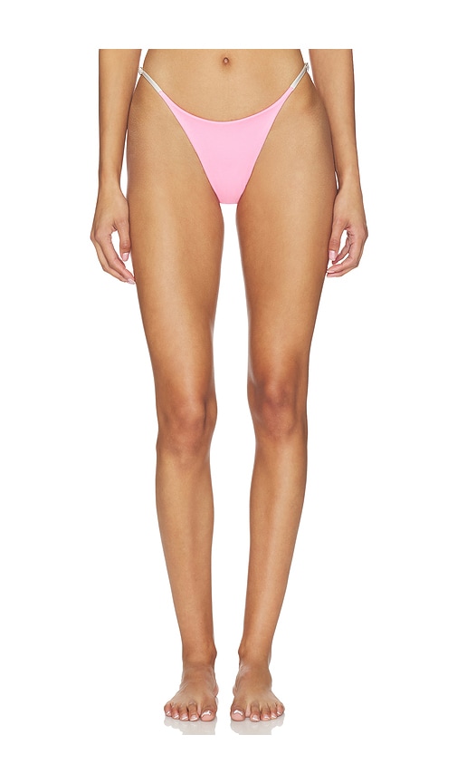 Ancora Fiori Bikini Bottom in Pink. - M also in L