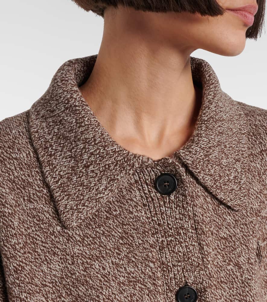 Wool and cashmere cardigan