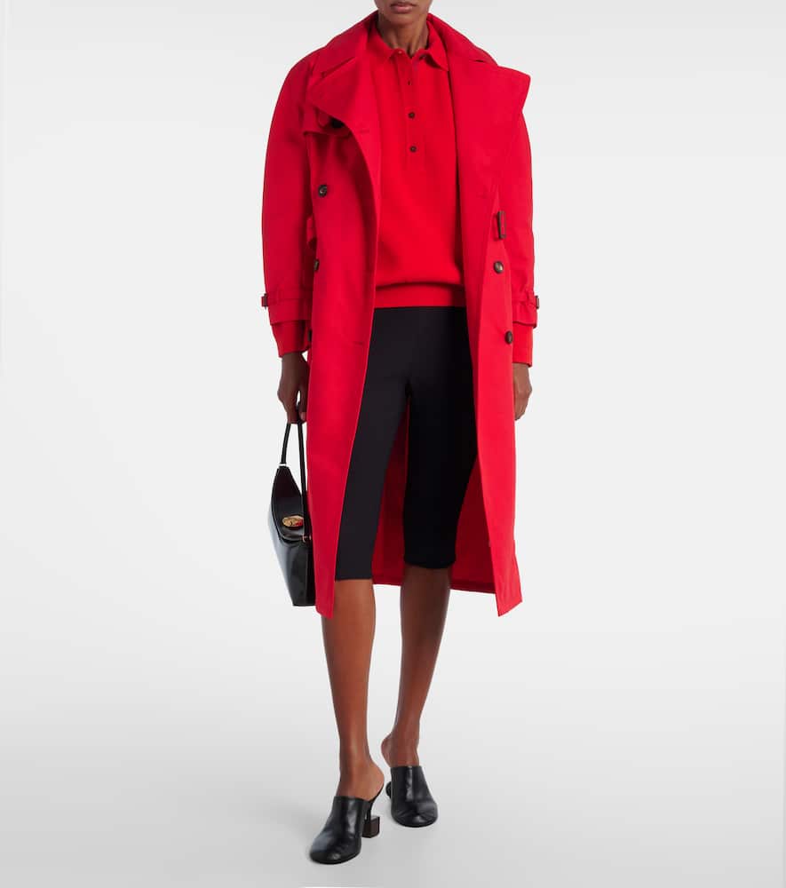Cotton-blend coat