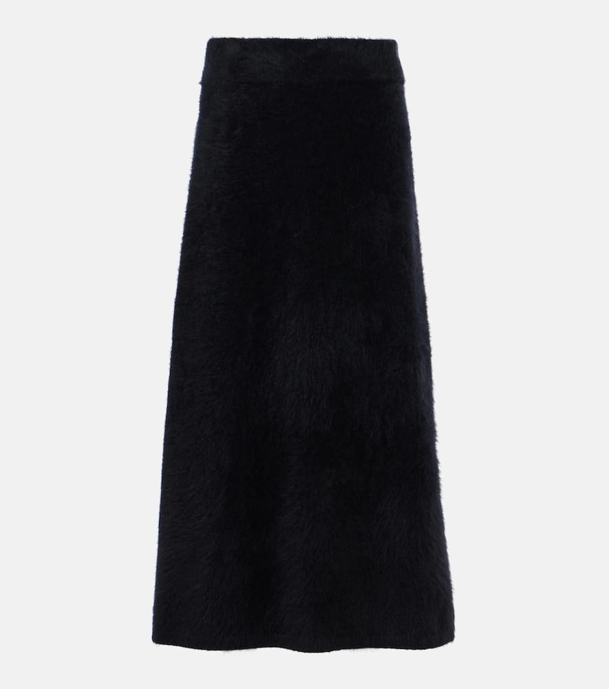 Asta cashmere midi skirt