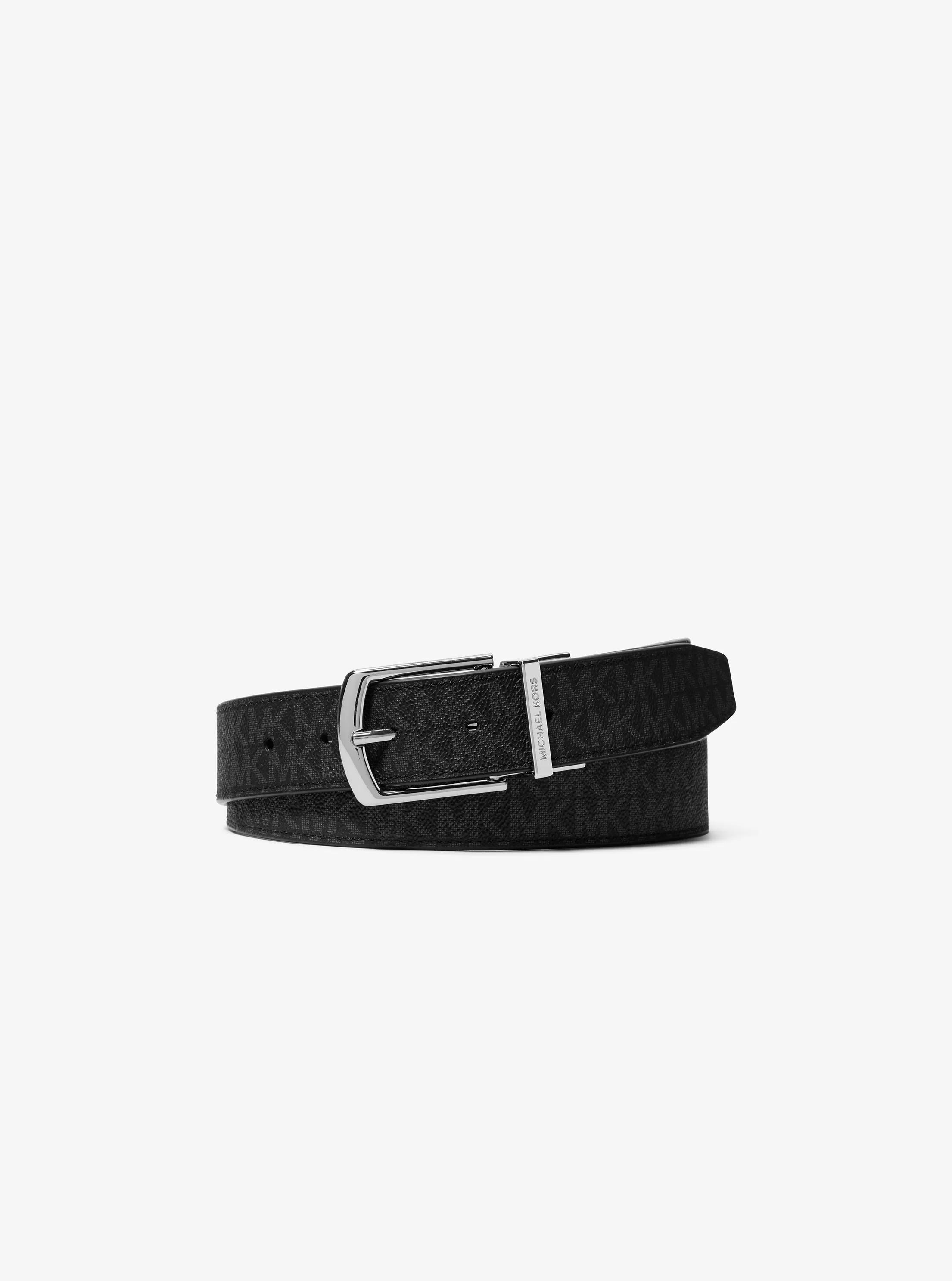 Michael Kors Logo Reversible Belt in Black - size 40 by