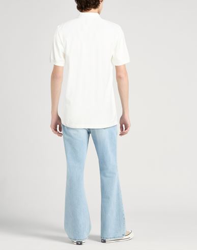 Man Polo shirt White Size L Cotton