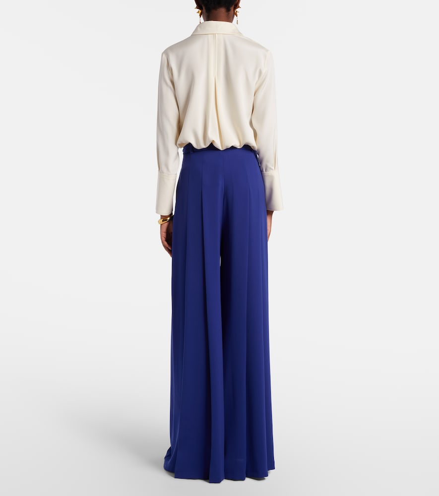 Valico pleated wide-leg pants