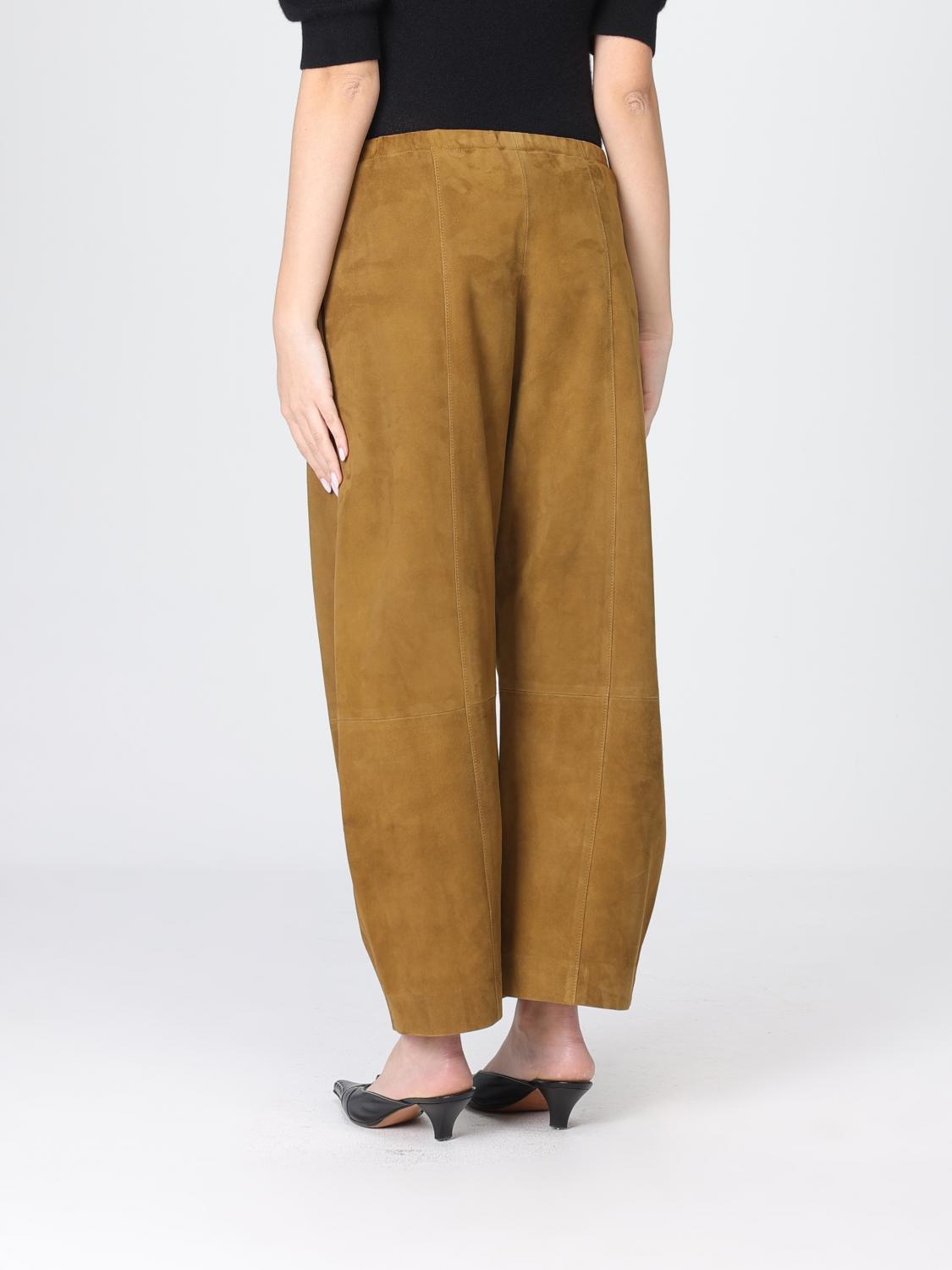 Pants Woman color Brown