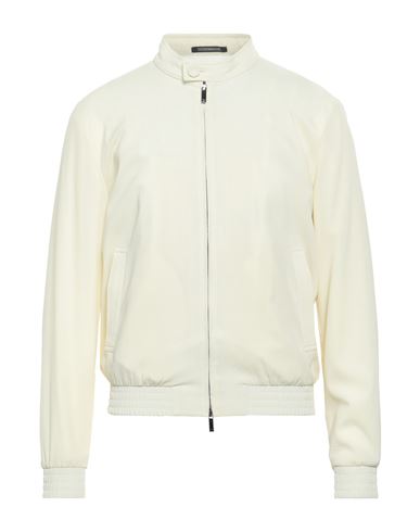 Man Jacket Pastel yellow Size 36 Polyester, Elastane