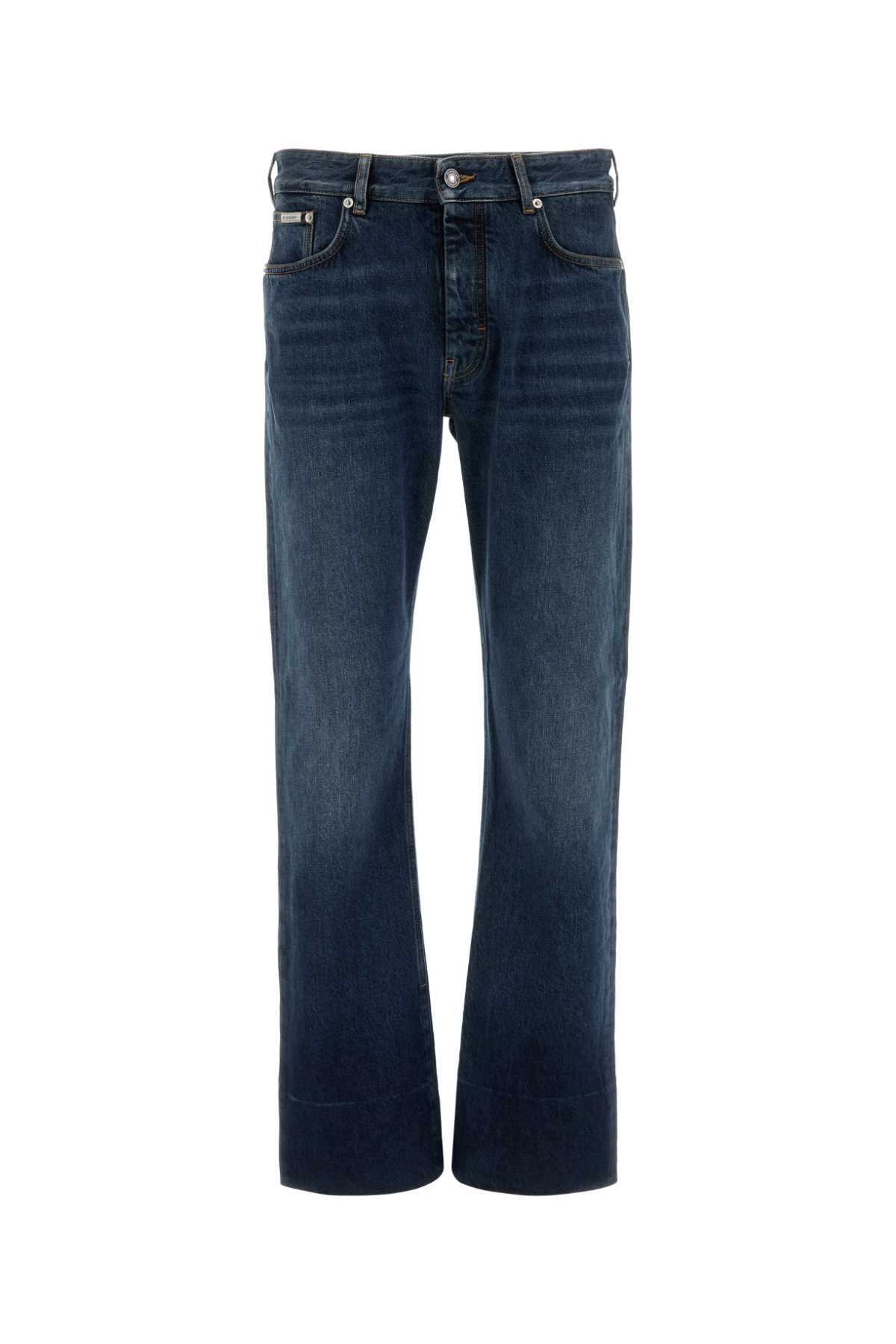 Five-Pocket Denim Jeans — Navy