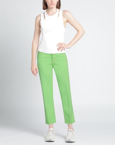 Woman Jeans Light green
