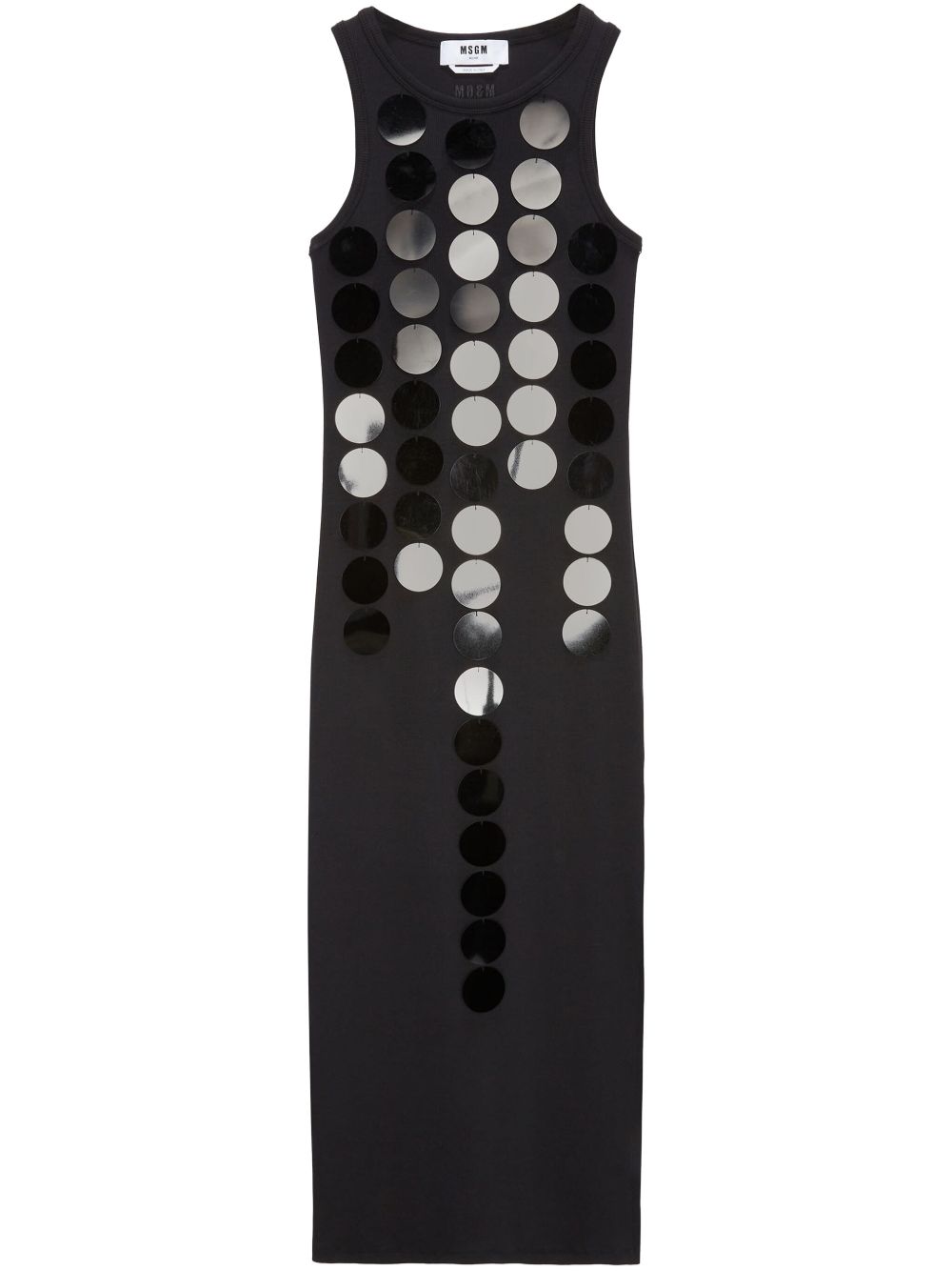 MSGM sequin-embellished maxi dress - Black