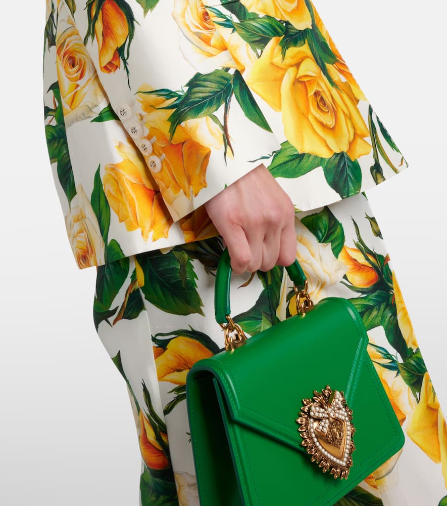 Turlington floral silk-blend jacket