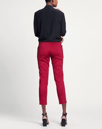 Woman Pants Burgundy Size 6 Viscose, Polyamide, Elastane